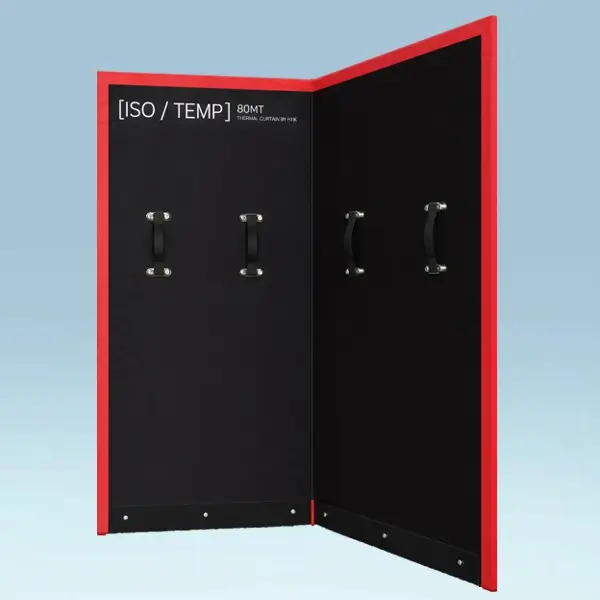 izolačná priečka čierno červená