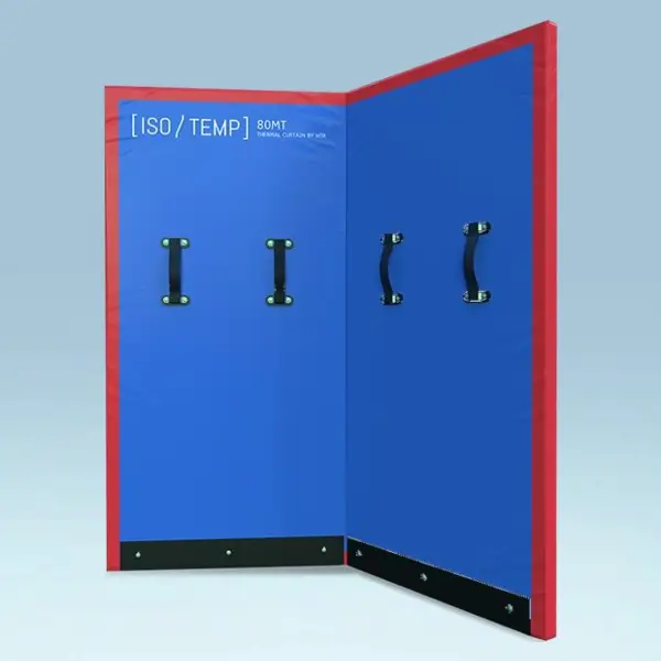 izolačná priečka modro červená