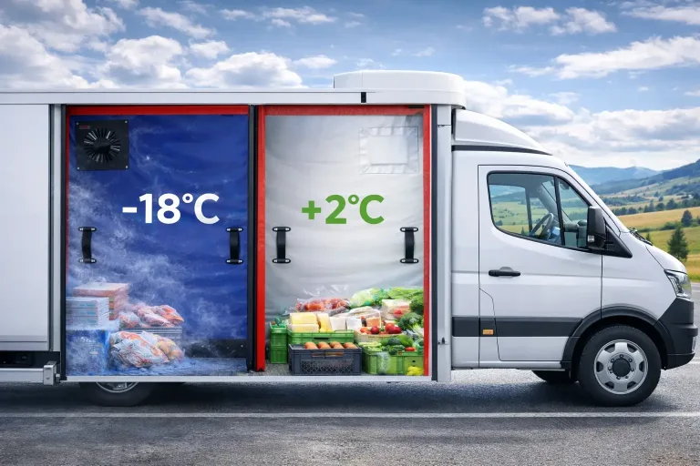 Čo je izolačná priečka a prečo je dôležitá pri multiteplotnej preprave?